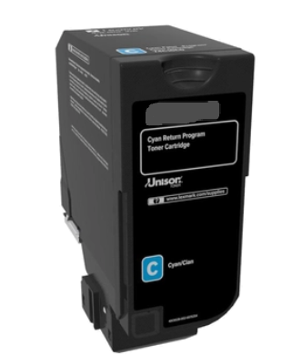 Toner compatível Lexmark 75M20C0 ciano, 2.000 páginas