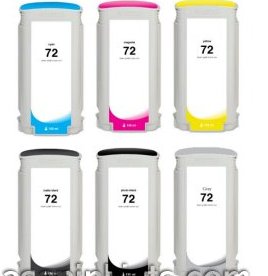 130ml Dye Magent for HP Designjet T1100,T1200,T1300,T2300#72