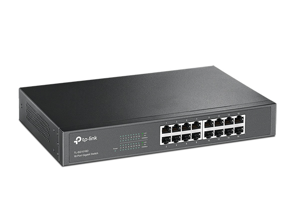 Desktop switch 16 porte Gigabit acciaio TP-Link TL-SG1016D