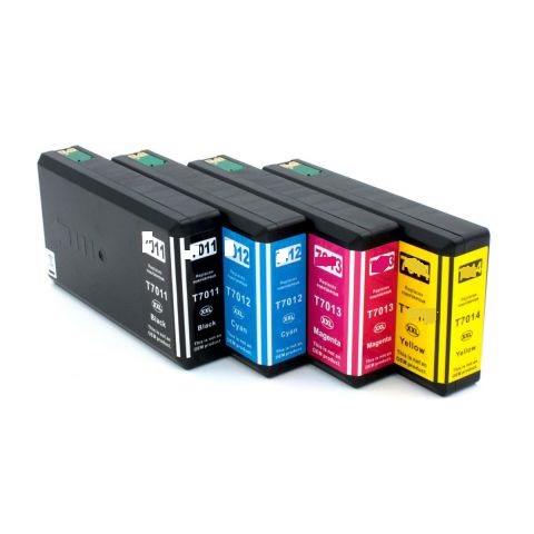 Tinteiro compatível Epson ARET405XLC ciano, 1.100 páginas