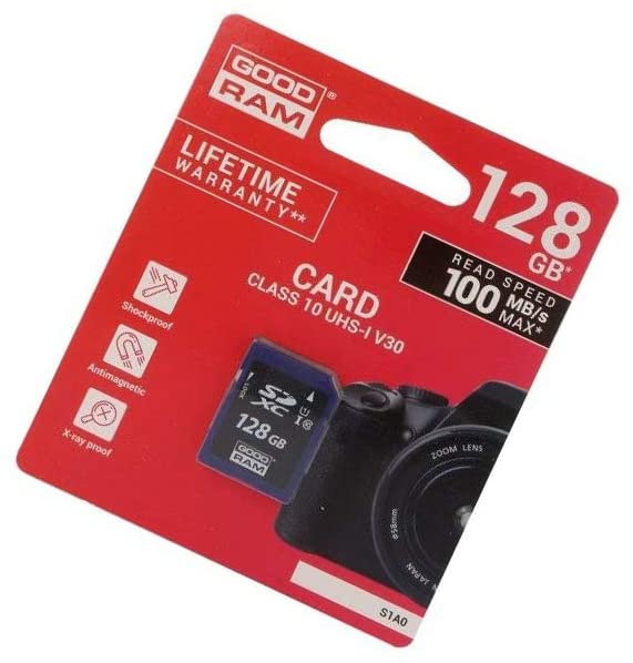 GoodRAM Scheda SD 128GB SDXC - retail blister - S1A0-1280R12