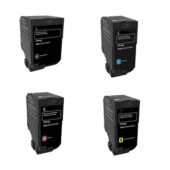 Toner compatível Lexmark C4140C ciano, 13.000 páginas