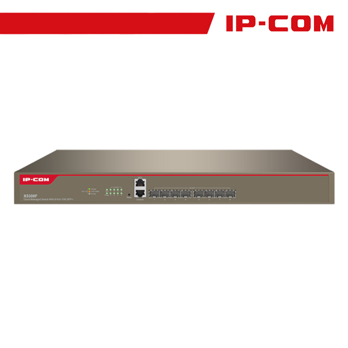 IP-COM Switch Gigabit cloud managed L3 - 8 porte 10G SFP+ | X5308F