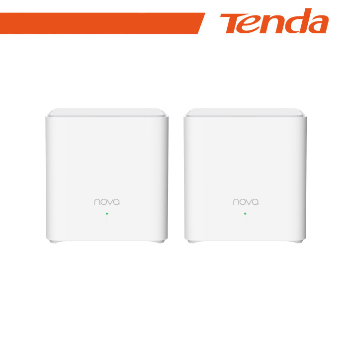 Tenda Sistema Mesh Wi-Fi 6(AX1500) 2port GE-Kit 2 pz(fino 200 m²) | EX3(2-pack)