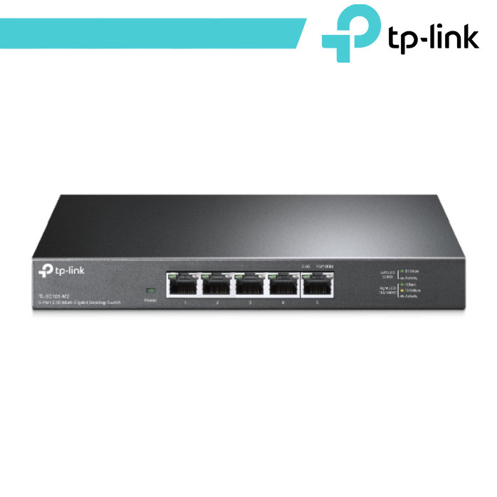TP-Link Switch Desktop 5 Porte 2.5G - TL-SG105-M2