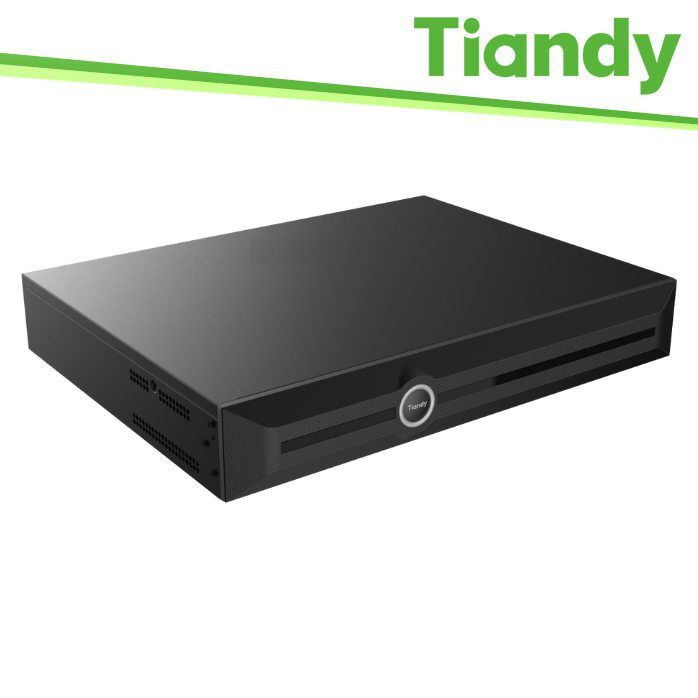 Tiandy NVR 40 Canali 80/80Mbps, registr. 8MP/4K, 2 porte LAN, 2HDD - TC-R3240