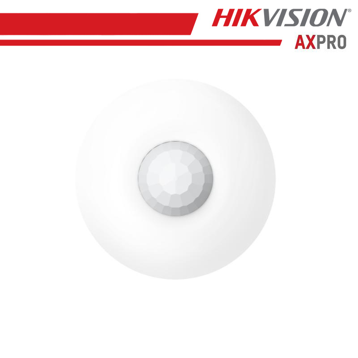 Hikvision Rilevatore PIR anti-intrusione da soffitto cablato 360° 12m - DS-PDCL12-EG2