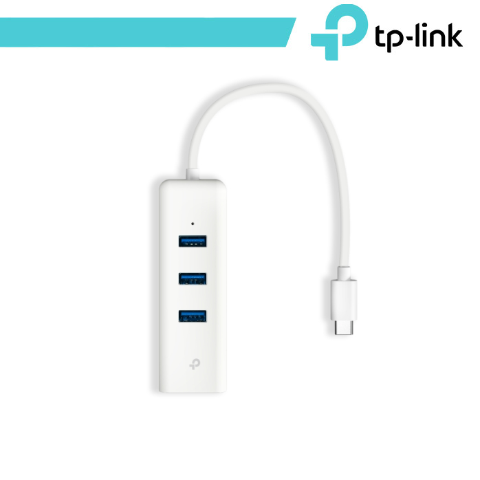 TP-Link Adattatore da USB Type-C a Gigabit Ethernet con 3 porte USB - UE330C