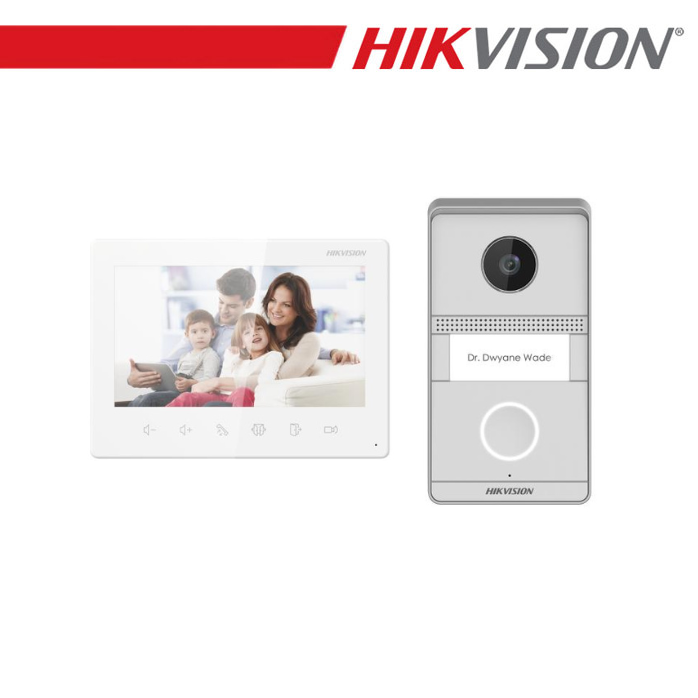 Kit videocitofono analogico 2 fili montaggio superficiale Hikvision - DS-KIS101-P/Surface