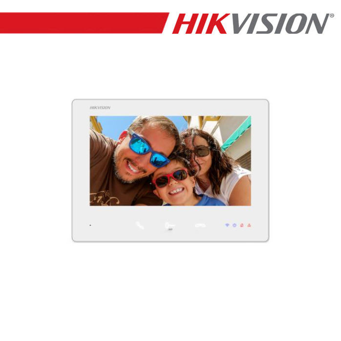 Monitor videocitofono interno HD 2 fili bianco Hikvision - DS-KH7300EY-WTE2 (White)