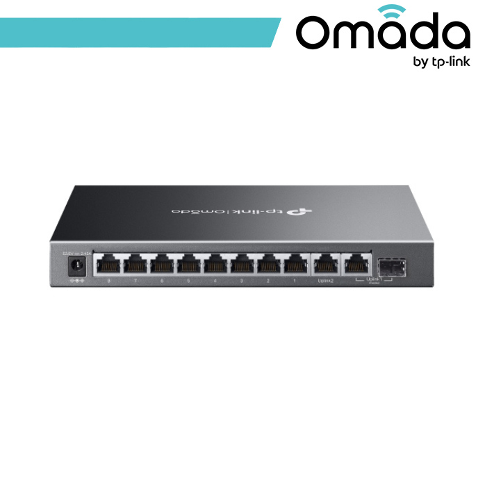Omada Switch Easy Managed 10 Porte Gigabit con 8 porte PoE+ - ES210GMP