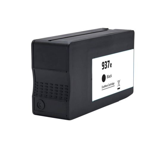 Tinteiro compatível HP 937EBK preto, 2.500 páginas