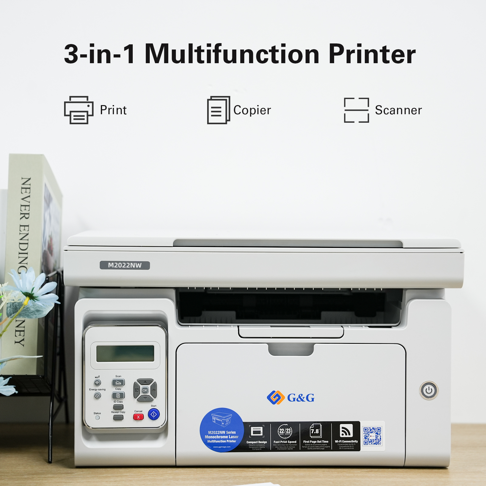 Toner original G&G M2022NW branco
