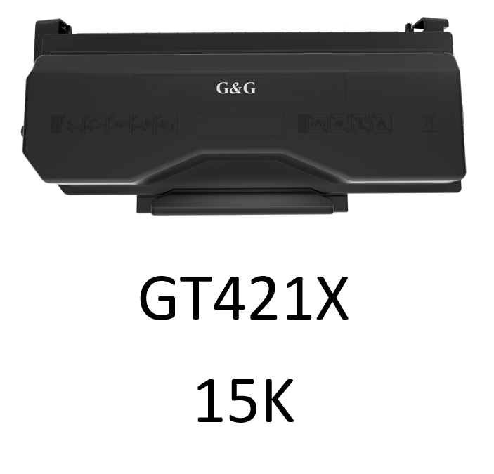 Toner original G&G T421X branco, 15.000 páginas