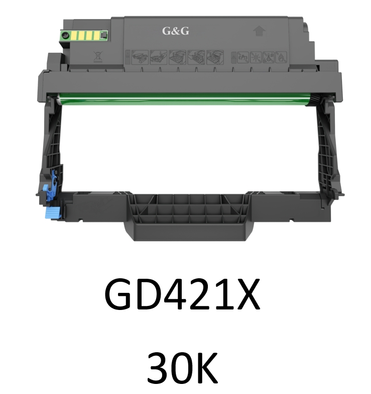 Toner original G&G D420 branco, 30.000 páginas
