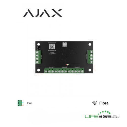 Ajax Superior LineSplit Fibra - Modulo per suddividere una linea in 4