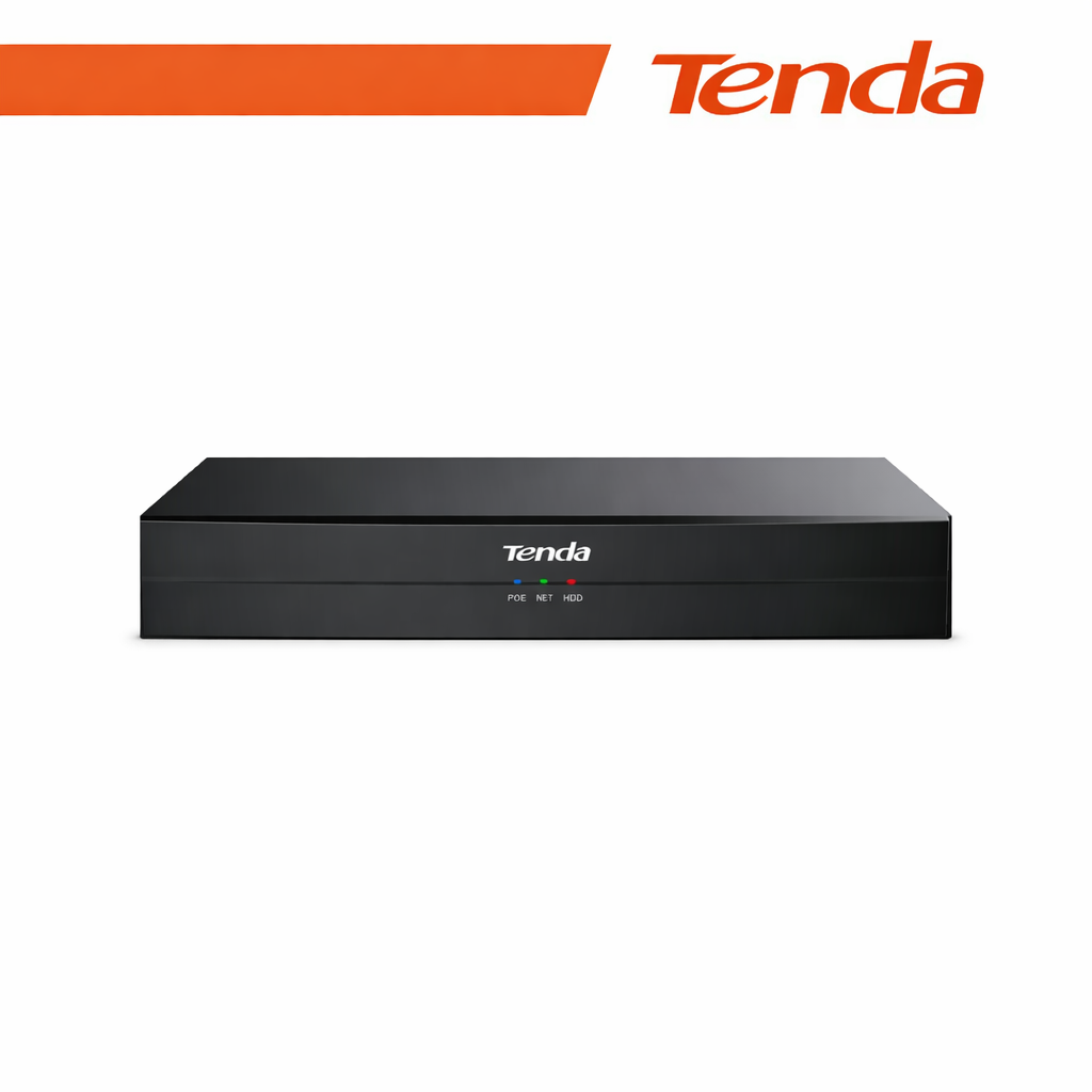 Tenda TN3108-8P | NVR PoE 8 Canali UHD 4K | Smart Encoding & ONVIF | TN3108-8P