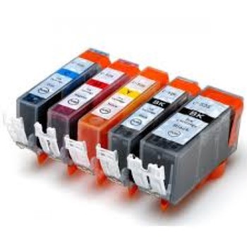 5x Non-OEM Ink Cartridges PGI-525 / CLI-526 for Canon IP4950 MG5350 MG5250 | UK