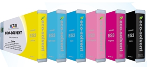 Tinteiro compatível Mimaki MKES3BK preto