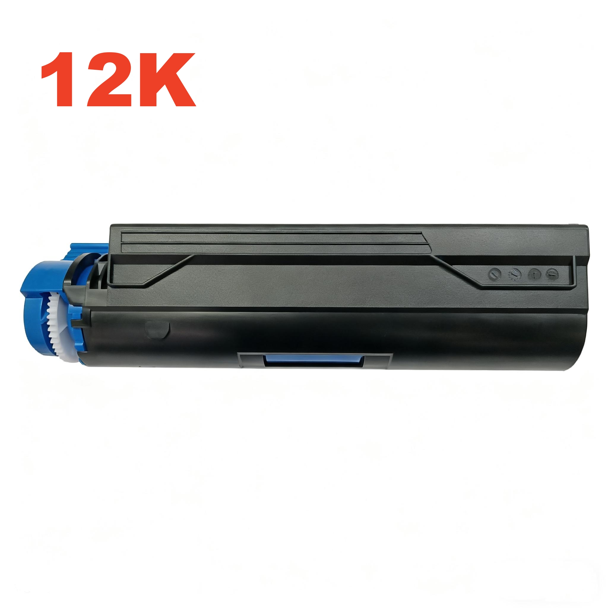 Toner compatível OKI B433XL preto, 12.000 páginas