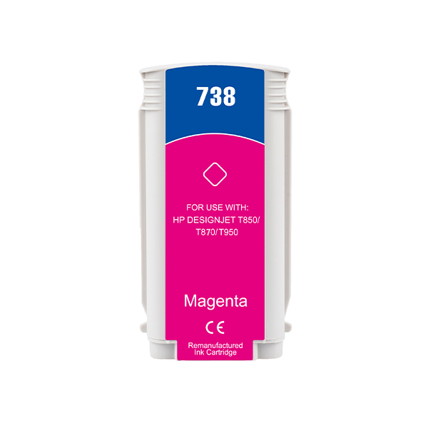 130ML Magenta Reman HP DesignJet T850,T870,XT870,XT950#498N6A