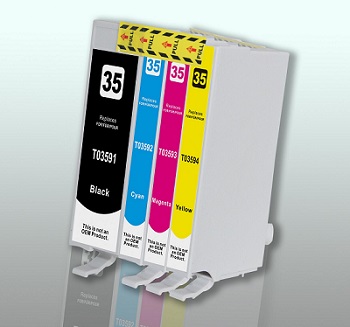 Tinteiro compatível Epson ARET3592 ciano, 1.900 páginas