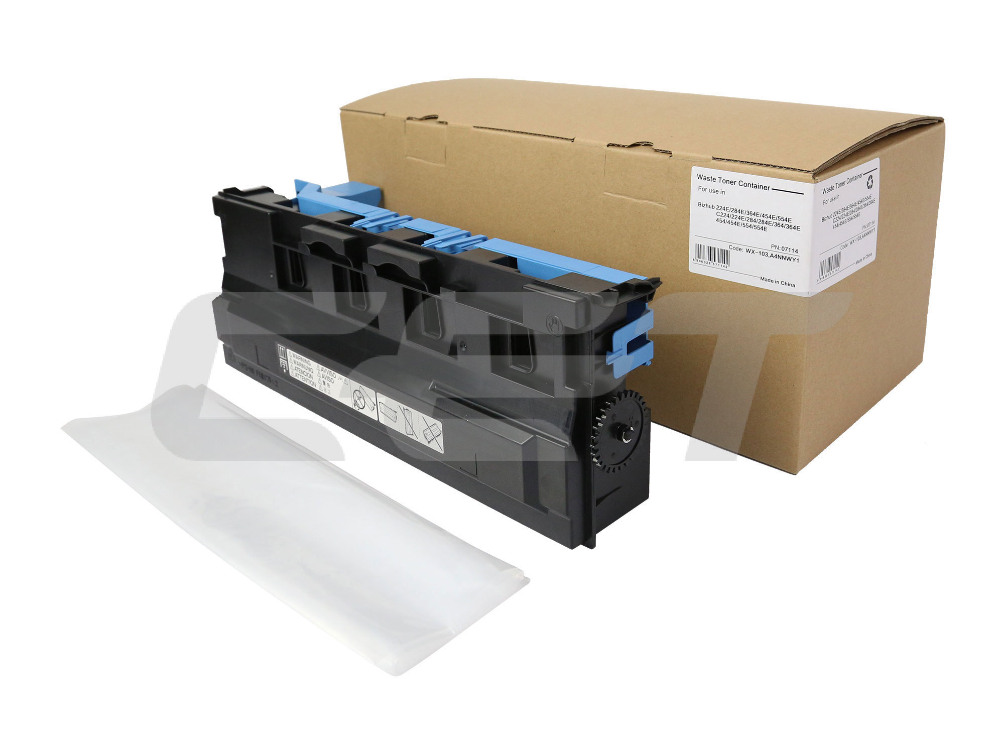 Toner compatível Konica Minolta MICE7114 branco