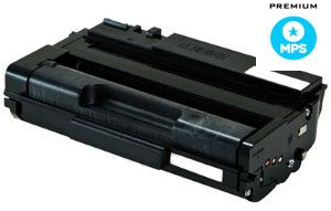 Toner compatível Ricoh SP377PP preto, 6.400 páginas