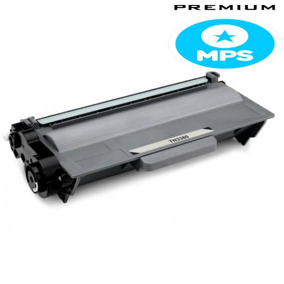 Toner compatível Brother TN3380PP preto, 8.000 páginas