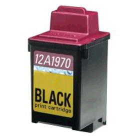 Tinteiro compatível Lexmark 12A1970 preto