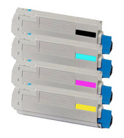 Toner compatível OKI C860Y amarelo, 10.000 páginas