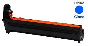 Toner compatível OKI DR81C ciano, 20.000 páginas