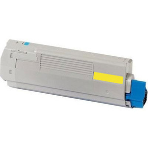 Toner compatível OKI C822Y amarelo, 7.300 páginas