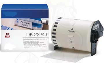 Toner compatível Brother NCDK22243 branco