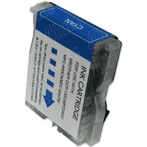 Tinteiro compatível Brother LC1000C ciano