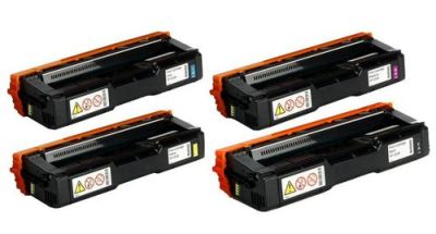 Toner compatível Ricoh SPC252C ciano, 6.000 páginas