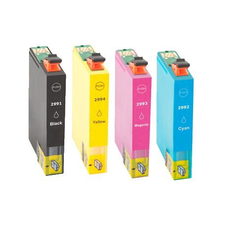 Tinteiro compatível Epson ARET2992 ciano
