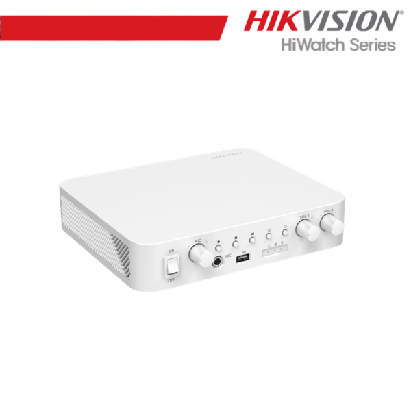 Hikvision Amplificatore analogico da 60 W,2 Zones- DS-QAE0A60G1-VB