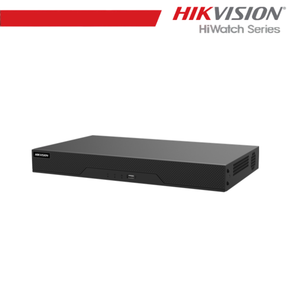 NVR 4 canali 4K Hikvision HiWatch, larghezza di banda 40Mbps - HWN-4104MH-E