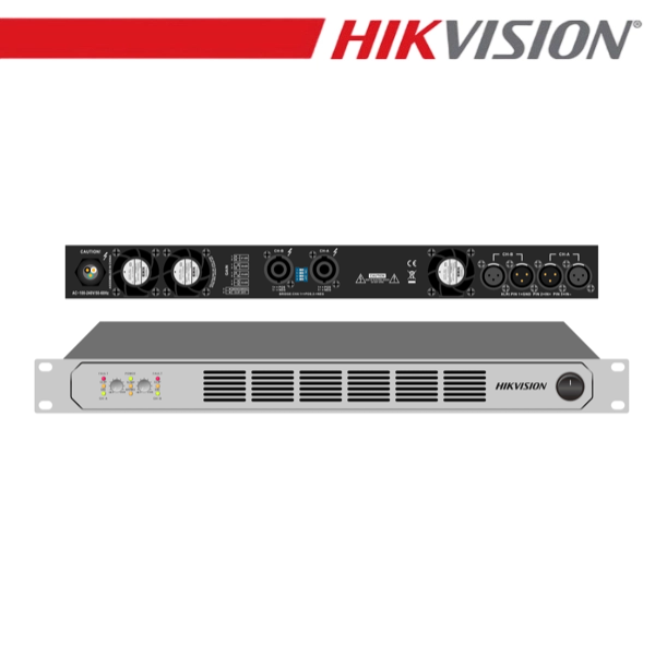Hikvision Amplificatore Professionale 500W 2 Zone - DS-QAPAR50-2